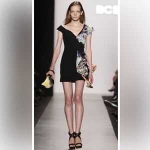 BCBG Maxazria colorful  Runway Dress - 0